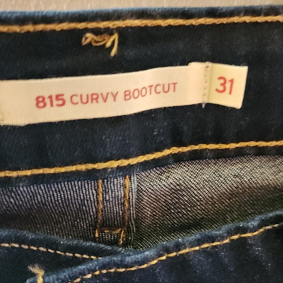 Levi's Women's Dark Blue Straight Leg Jeans - Picture 4 of 7